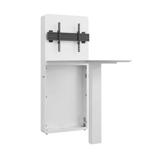 Hagor CON-Line® W Table 32 - 55' Medienstele Boden-Wand-Montage inkl. Stehtisch