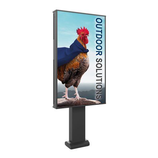 Hagor ScreenOut® OH 75 Portrait Outdoorstele für Samsung OH 75 Serie