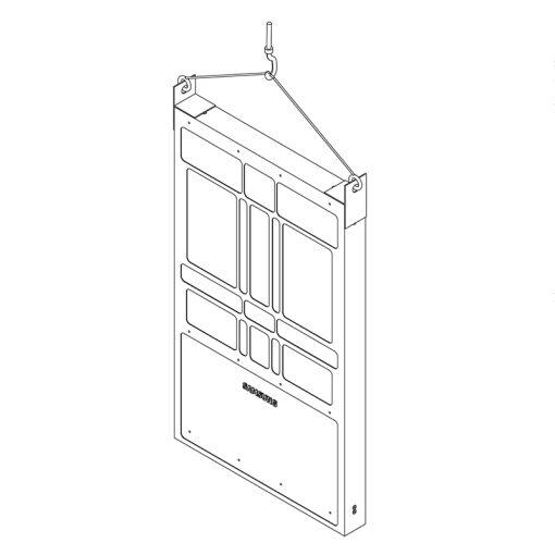 Hagor Hanging Aid Samsung OH 75/85 Optionale Montagehilfe