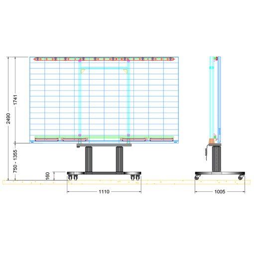 Hagor LED-SMH LG LAAA 136' LED-Liftsystem mobil