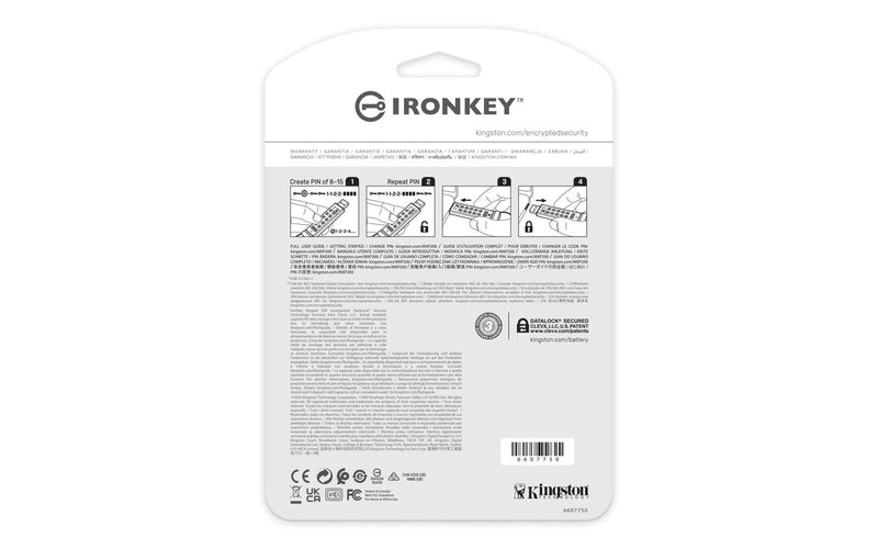 Kingston IronKey Keypad 200 - USB-Stick - 512 GB
