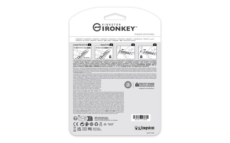 Kingston IronKey Keypad 200C - USB-Stick - 512 GB