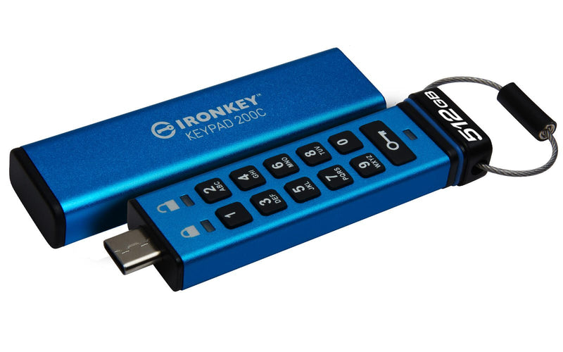 Kingston IronKey Keypad 200C - USB-Stick - 512 GB