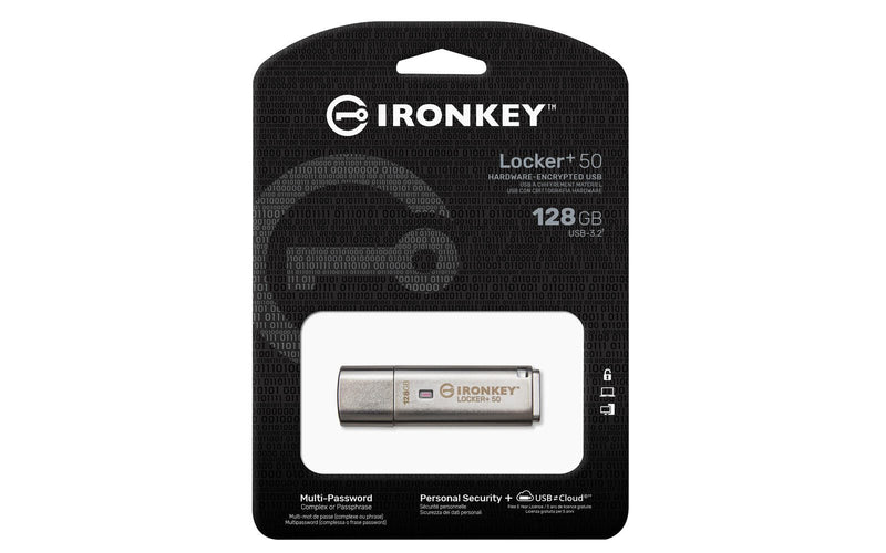 Kingston IronKey Locker+ 50 USB-Stick 128 GB