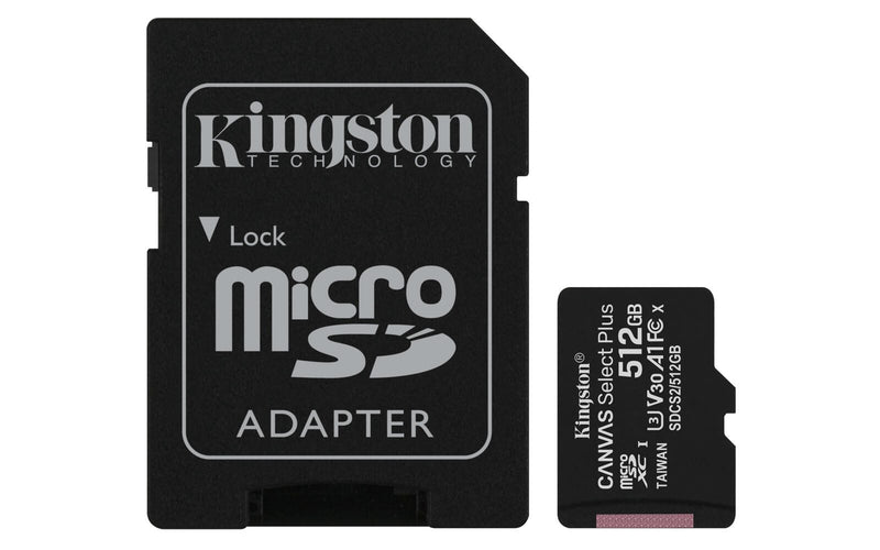 Kingston Canvas Select Plus - micSDXC 512 GB Kit