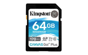 Kingston Technology 64GB SDXC Canvas Go Plus 170R C10 UHS-I U3 V30 Speicherkarte 64 GB