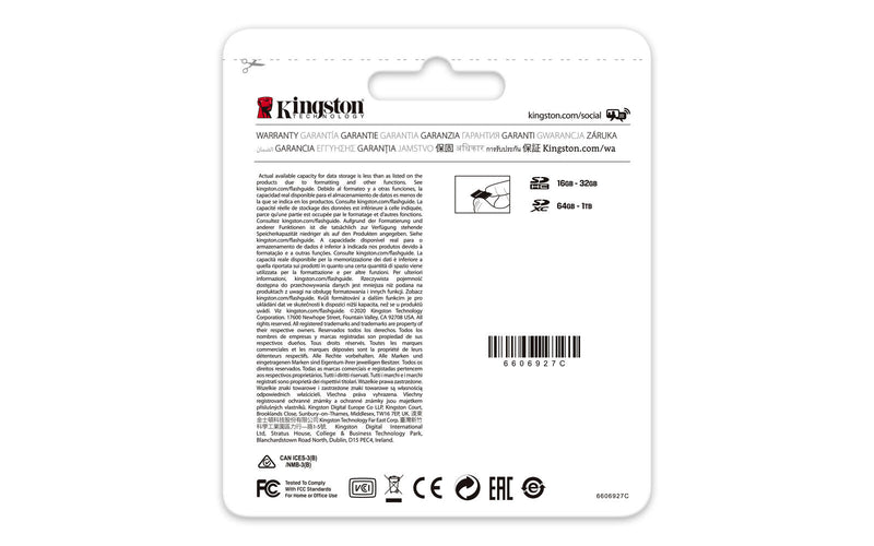 Kingston Canvas Go Plus Speicherkarte 1 TB, mit Adapter