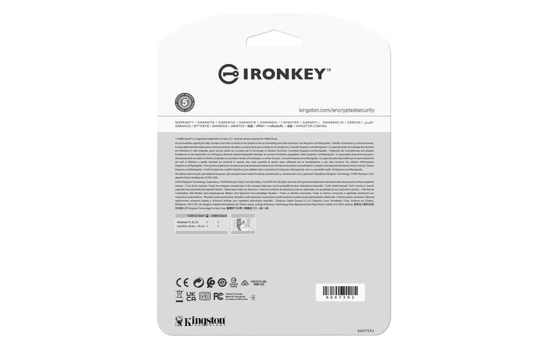 Kingston IronKey Locker+ 50 USB-Stick 64 GB
