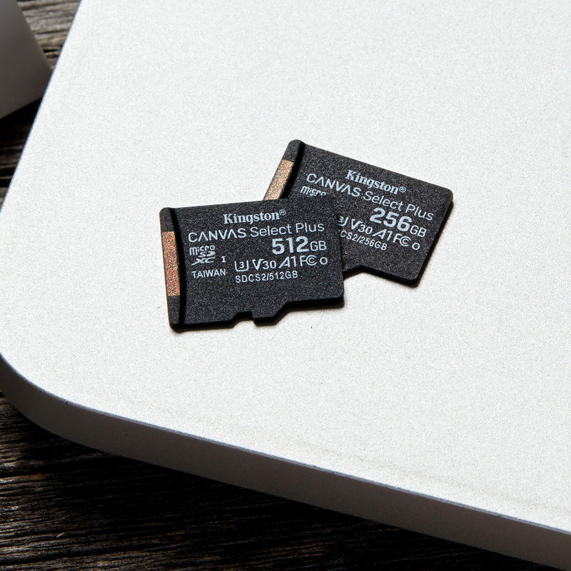 Kingston Technology 512GB micSDXC Canvas Select Plus 100R A1 C10 Einzelpack ohne Adapter Speicherkarte 512 GB