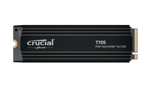 Crucial T705 M.2 SSD - 1 TB mit Kühlkörper