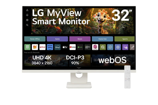 LG MyView 32SR73U-W 4K UHD Smart Monitor 80 cm (31.5')