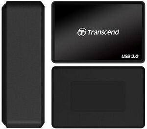 Transcend RDF2 CFast 2.0 USB 3.0 Kartenleser, Schwarz