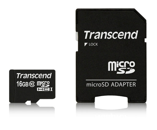 Transcend TS16GUSDHC10 microSDHC Speicherkarte 16 GB