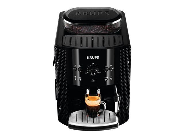 Krups EA8108 - automatische Kaffeemaschine mit Milchaufschäumer - schwarz