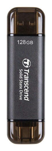 Transcend ESD310C Externe SSD 128 GB, schwarz