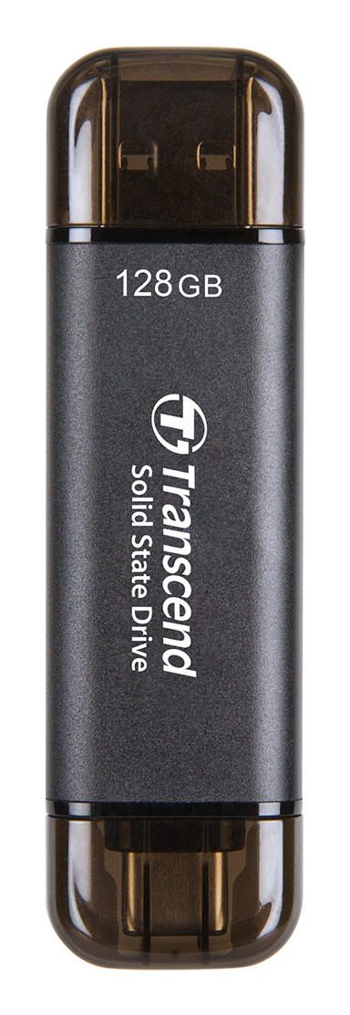 Transcend ESD310C Externe SSD 128 GB, schwarz