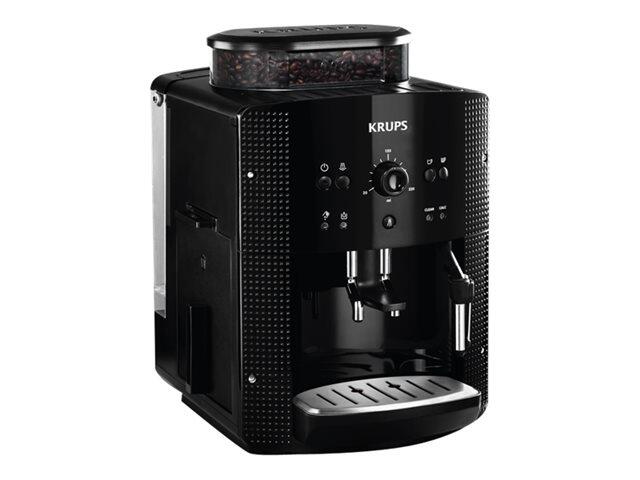 Krups EA8108 - automatische Kaffeemaschine mit Milchaufschäumer - schwarz