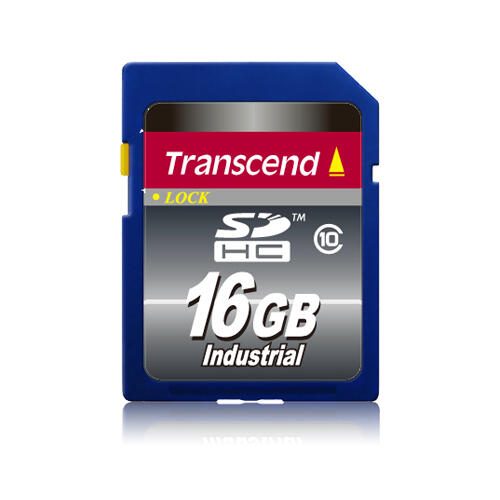 Transcend Industrial SDHC Flash-Speicherkarte 16 GB