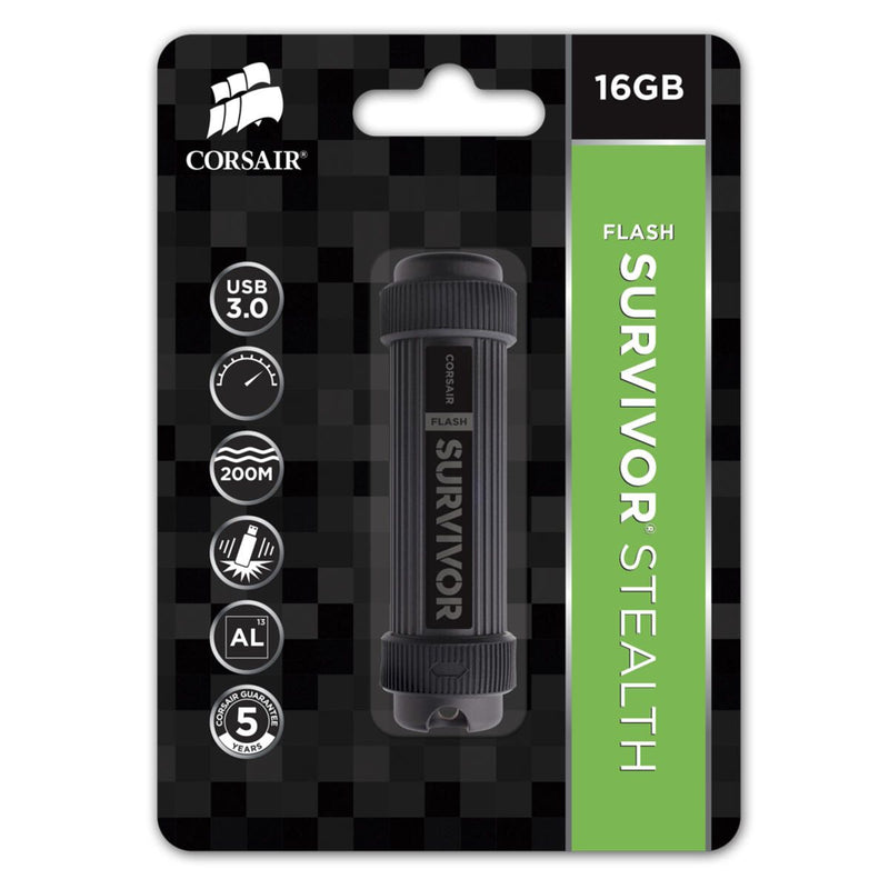Corsair Flash Survivor Stealth USB-Stick 64 GB
