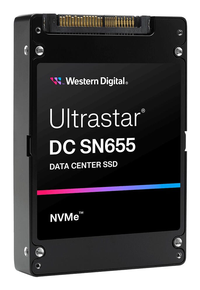 WD Ultrastar DC SN655 U.3 SSD - 61,4 TB, ISE