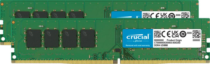 Crucial RAM 16GB (2x8GB) Kit DDR4 2400MHz UDIMM grün