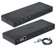I-TEC USB-A /USB-C/Thunderbolt 3 Docking Station Gen2 mit Power Delivery 100W