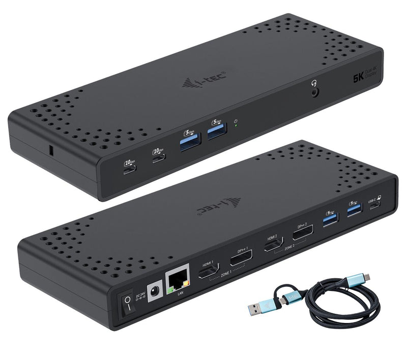I-TEC USB-A /USB-C/Thunderbolt 3 Docking Station Gen2 mit Power Delivery 100W