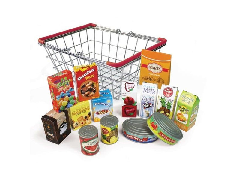imagetoys Magni - Shopping basket with food items