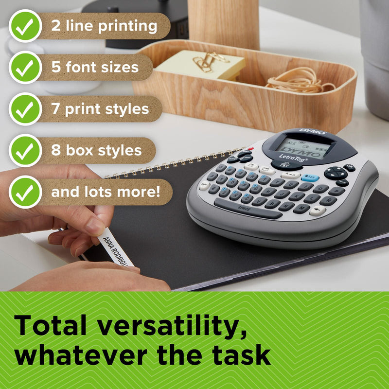 DYMO® LetraTag 100T Beschriftungsgerät, QWERTZ-Tastatur, Thermodirektdruck