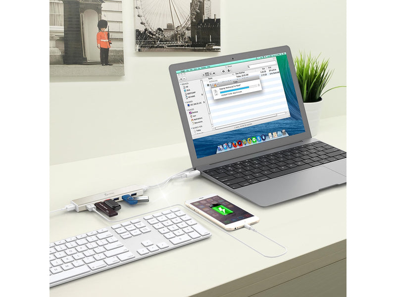 j5create 7-Port USB3.0 Hub USB-Hubs - USB 3.1 - 7 - Gold