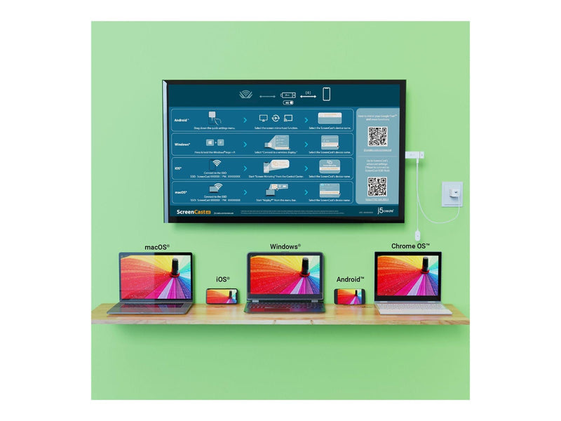 j5create ScreenCast 4K Wireless Display Adapter