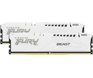 Kingston FURY™ Beast DDR5 Speicher 32GB 5200MT/s CL36 DIMM (2er-Kit) Weiß EXPO