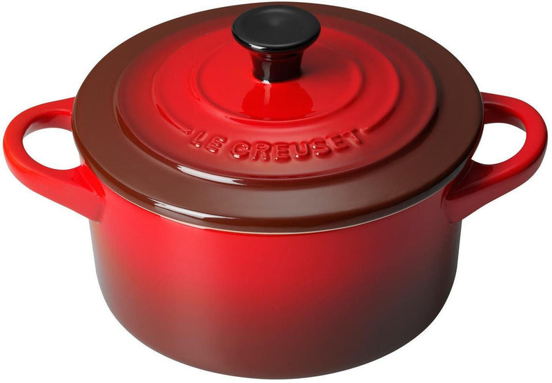 Le Creuset Mi­ni-Bräter 10cm, kirschrot