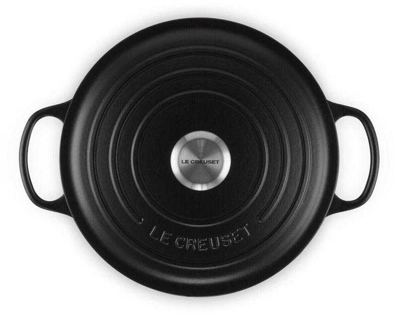 Le Creuset Bräter 26cm, mattschwarz