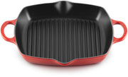 Le Creuset quadratische Grillpfanne 30cm, kirschrot
