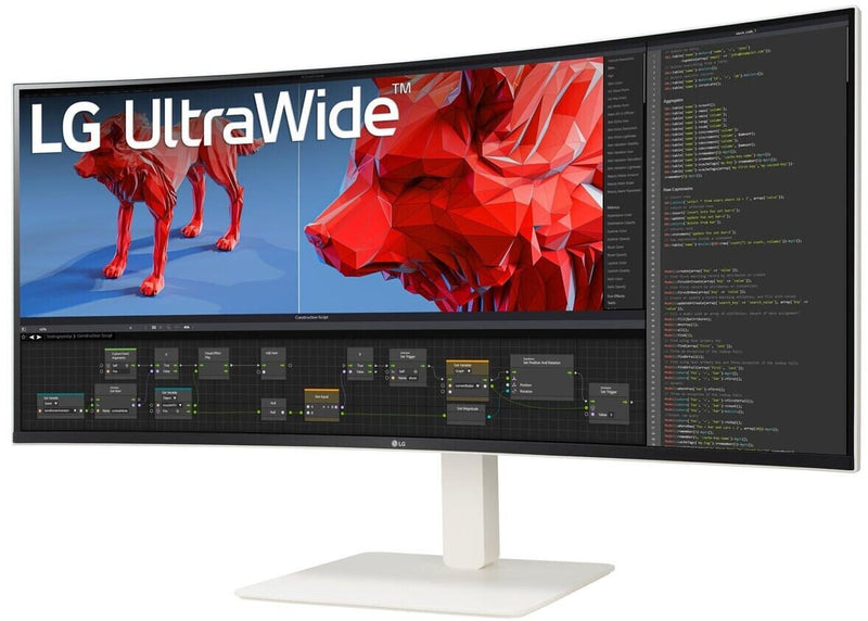LG UltraWide 38WR85QC-W Curved Monitor 96,5cm (38Zoll), Weiß