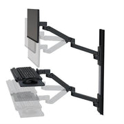 Ergotron LX Pro Wandhalterung - für LCD-Display / Tastatur / Maus - weiß