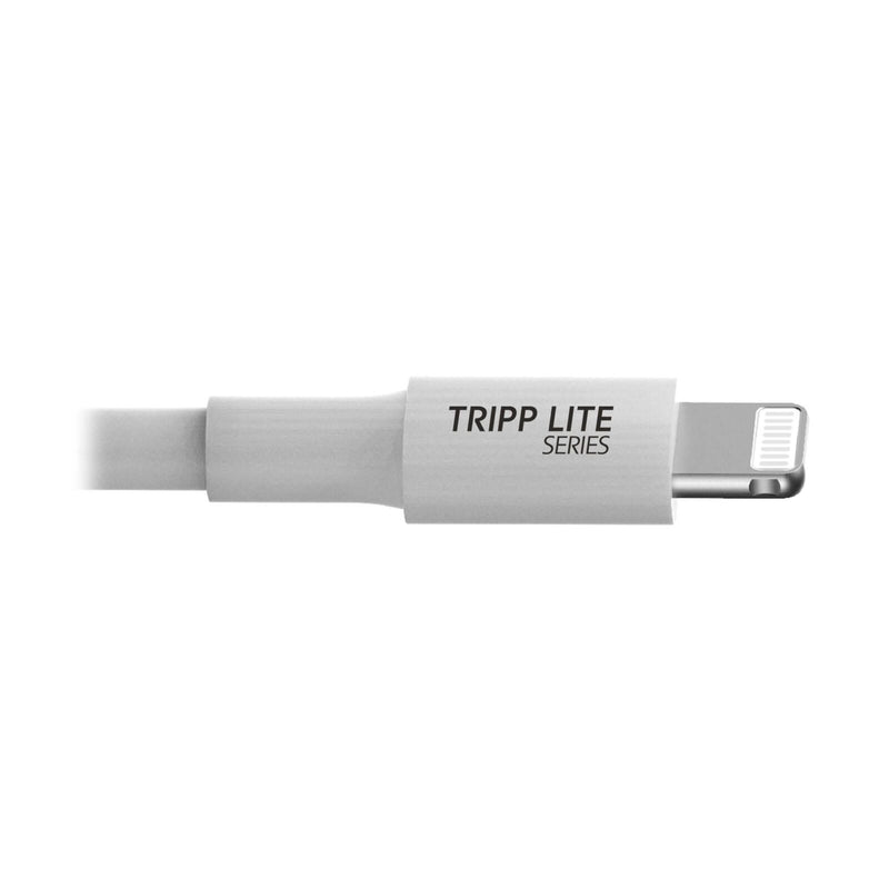 Eaton Tripp Lite Series USB-A zu Lightning Sync/Charge Kabel, MFi Certified - White, Stecker/Stecker, USB 2.0, 3 ft. (0.