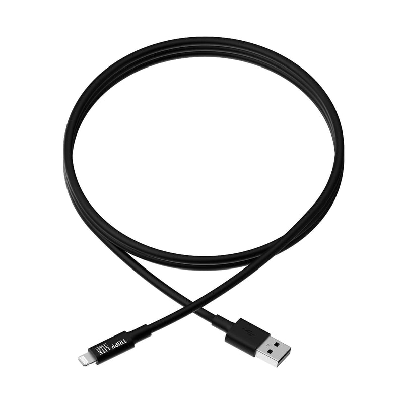Eaton Tripp Lite Series USB-A zu Lightning Sync/Charge Kabel, MFi Certified - Schwarz, Stecker/Stecker, USB 2.0, 6 ft. (