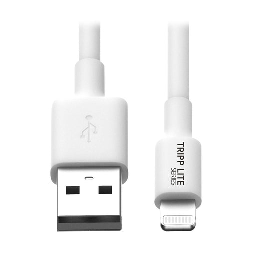 Eaton Tripp Lite Series USB-A zu Lightning Sync/Charge Kabel, MFi Certified - White, Stecker/Stecker, USB 2.0, 6 ft. (1.
