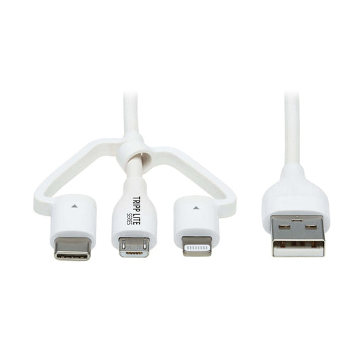 Eaton Tripp Lite Series Safe-IT Aufladekabel USB-A zu Lightning/ Mikro USB-B/ USB-C (1.2m)