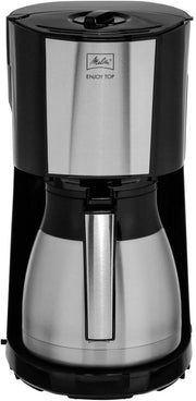 Melitta Enjoy® Top Therm Filterkaffeemaschine, schwarz-silber