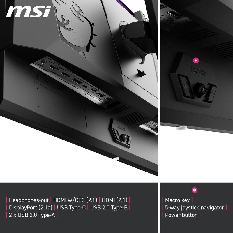 MSI MPG 272URXDE QD-OLED 4K Ultra HD Gaming Display 68,6 cm (27')