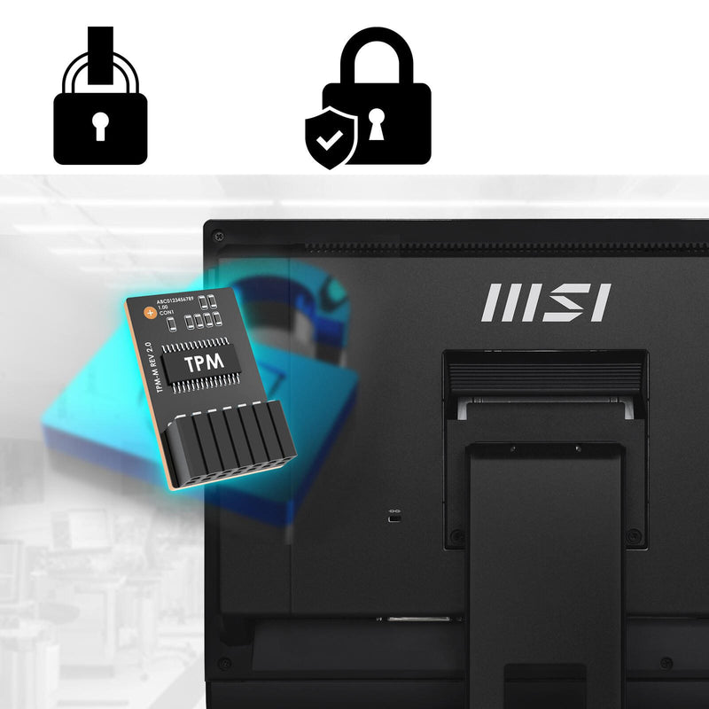 MSI PRO AP162T ADL-018XDE All-in-One-PC 40 cm (15,6') Schwarz