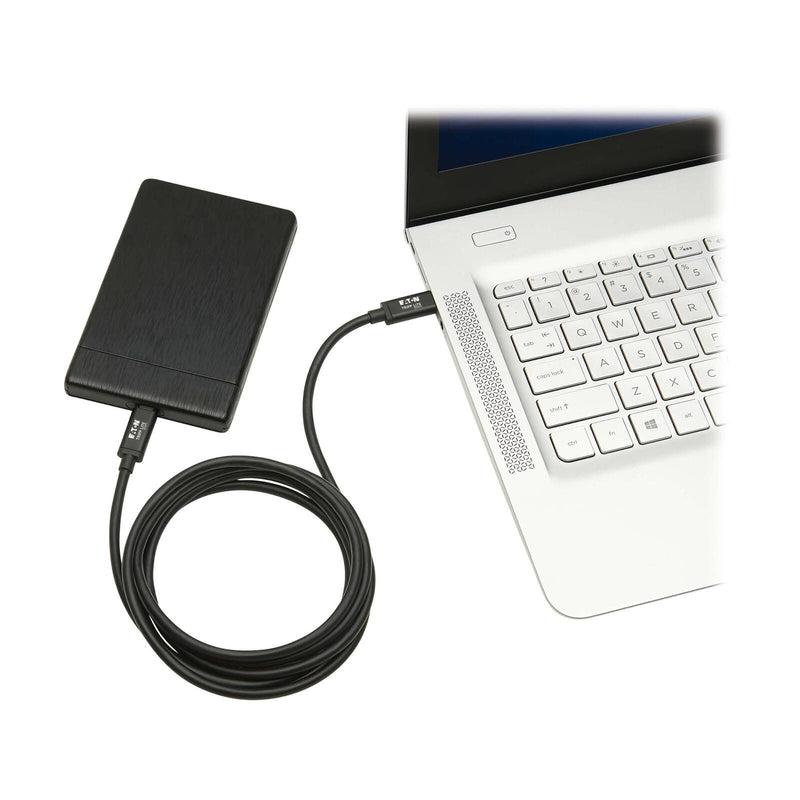 Eaton Tripp Lite Series Thunderbolt 3 USB-C Kabel 2m, schwarz