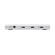 Eaton Tripp Lite Series 4-Port Thunderbolt 4 Hub - 8K, 2x 4K 60 Hz, USB 3.2 Gen 2, USB-A Port, 100W Charging, Gray