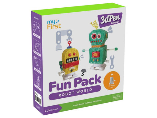 myFirst 3dPen Make Filaments Fun Pack Robot World
