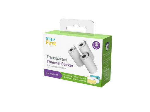 myFirst Thermal Sticker Paper 3 Rolls - Transparen