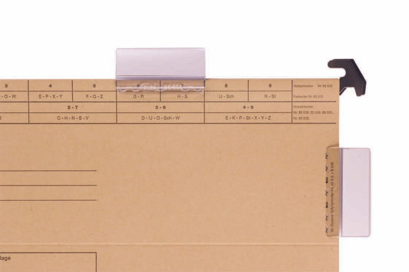 ELBA Vollsichtreiter PVC transparent
