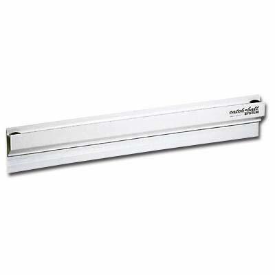 Catch-ball Noteboard Klemmleiste 80 cm selbstklebend, Wandmontage weiß